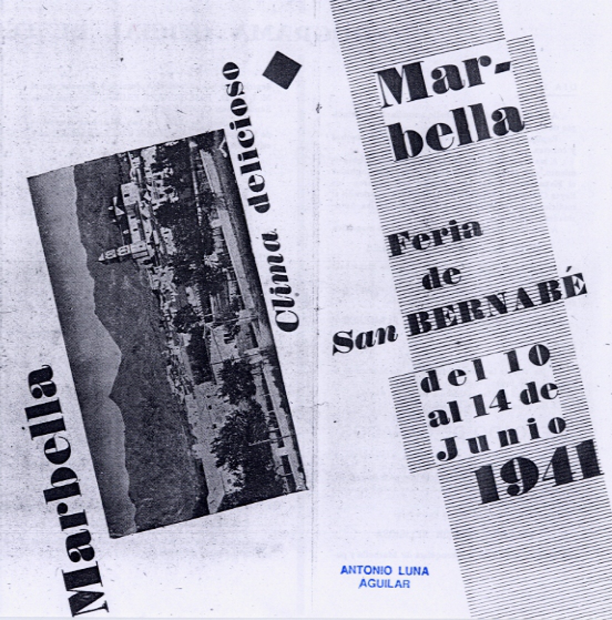 Feria y Fiestas de San Bernabé 1941 Marbella